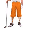 Golf Knickers Orange Microfiber (Plus Fours) for Men - 48"