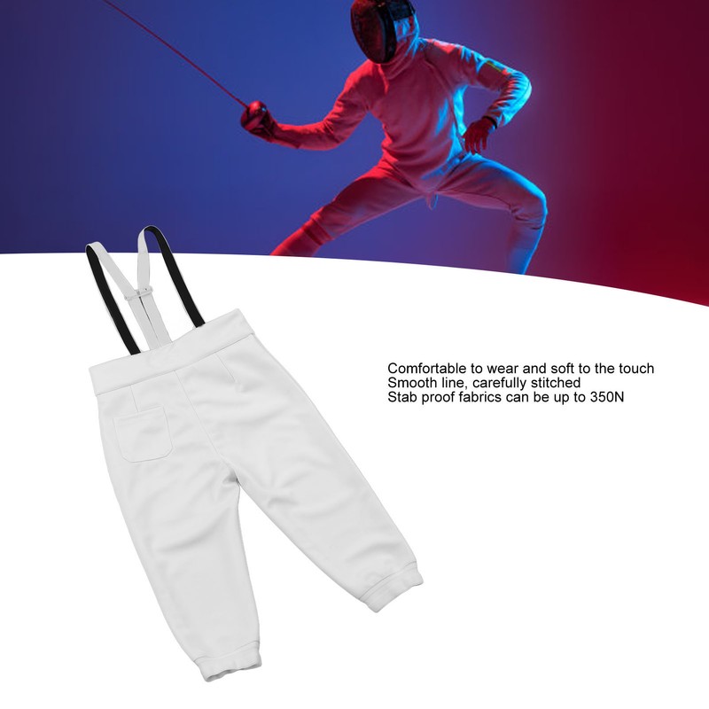Fencing Pants Stab Proof Fabric 350N Elastic Fine Stitching CFA