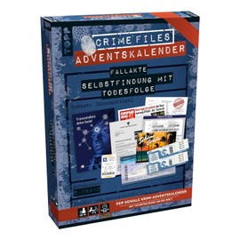 Crime Files - Case Files: Self-discovery with death result. The crime crime advent calendar with crime scenes around the world