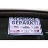 trendaffe Scheisse Geparkt! (German language) Comic Edition Windscreen Notepad, Set