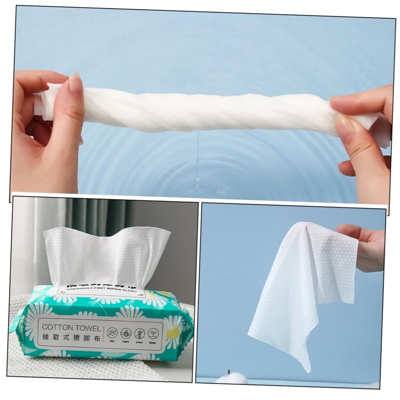 Outanaya 2 Disposable Foot Wipes Towels High Absorbency Cleaning Towels