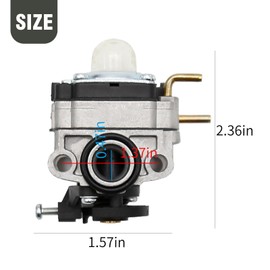 753-05676 Carburetor Kit for Troy Bilt TBP6160 Trimmer TB4BP TB4BPEC Blower Yard Man YM45BP 32cc 4-Cycle Backpack Blower Engine Replace#753-05676A 753-06795 753-08174 with Spark Plug