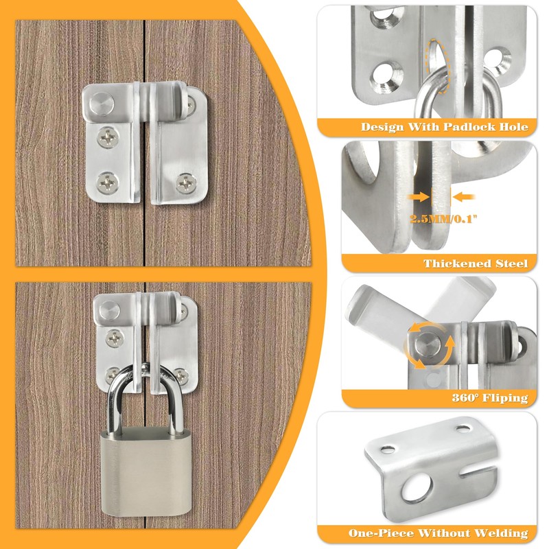 Alise Flip Latch Gate Latch,Shed Door Latch Barn Door Lock