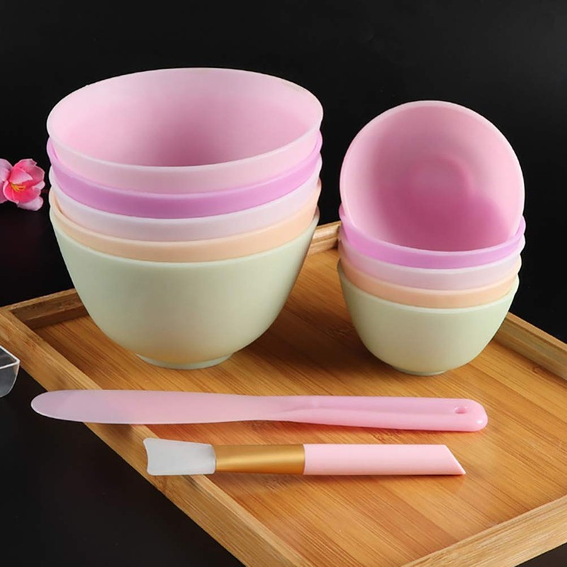 Operitacx Face Mask Bowl 3 Pieces Mask Bowl Mixing Bowl