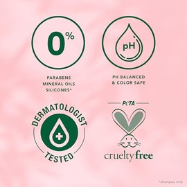Herbal Essences Juego de champú y acondicionador, rosa mosqueta, colección suave, sin parabenos, seguro para el color, cabello brillante con jojoba y 