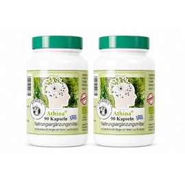 Athina® Greek Verbena Mountain Tea Capsules Organic DE-ÖKO-006 Pack of 90 Sideritis Scardica Vegan (Pack of 90)