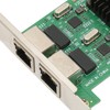 PCI E NIC Network Card 2 Way RJ45 Port for