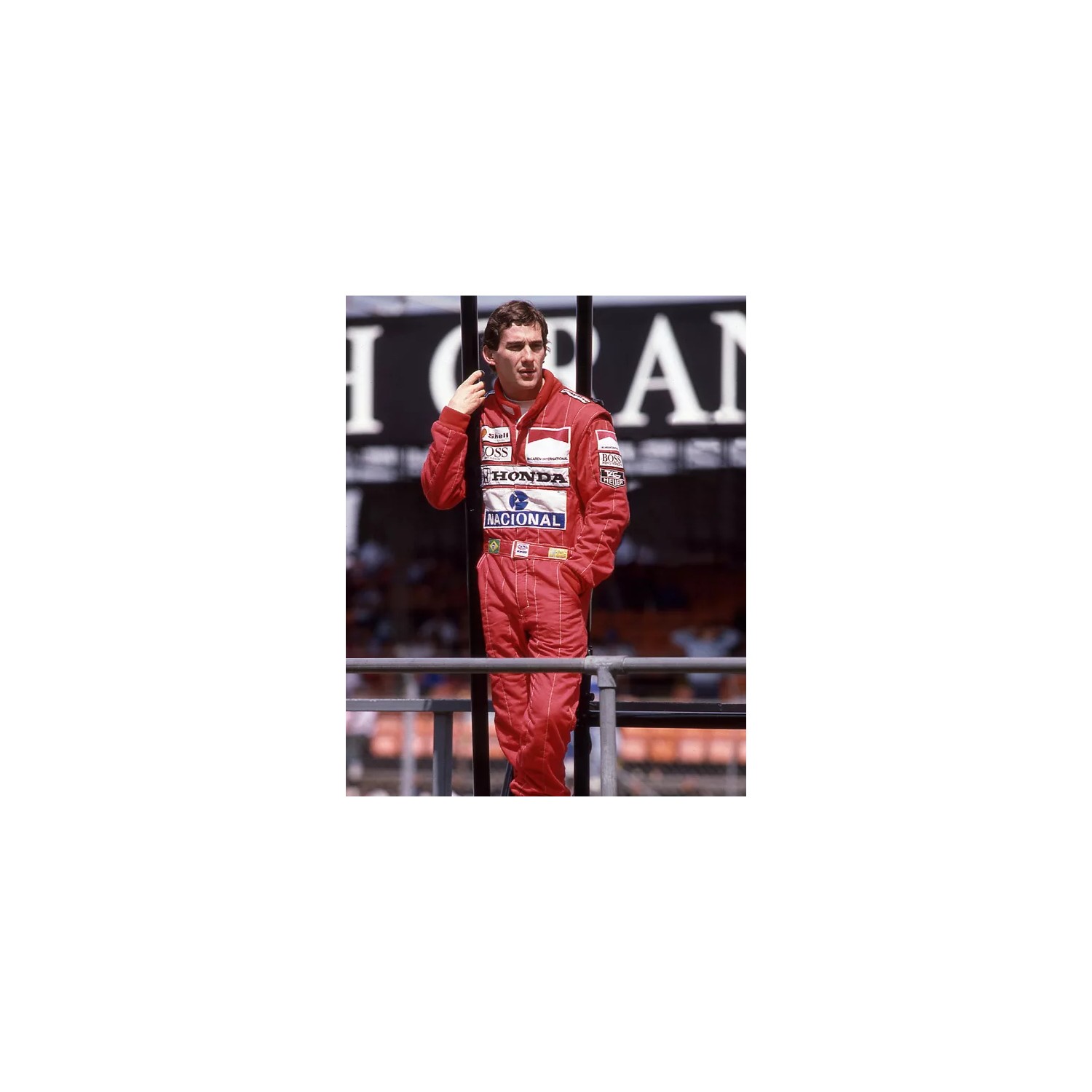 AYRTON SENNA, Alain Prost 8x10 PHOTO photograph PICTURE FORMULA 1