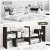 Jerry & Maggie Desktop Organizer Office Storage Rack Adjustable Wood