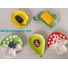 Ceramic Spoon Rest for Stove Top, Avocado Cute Spoon Rest