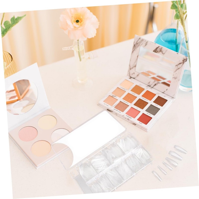 Healvian 600pcs Flat Fake Nail Tips for Women Easy Diy