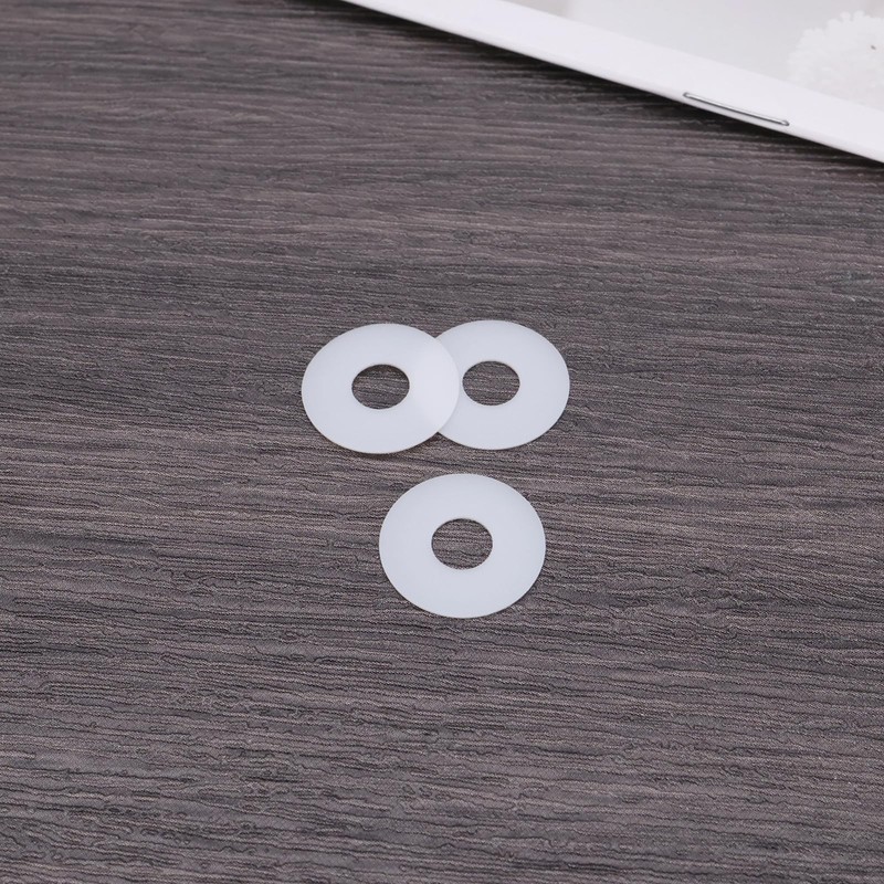 eMagTech 50Pcs PTFE White Spool Profile O-Ring Gasket For 6mm