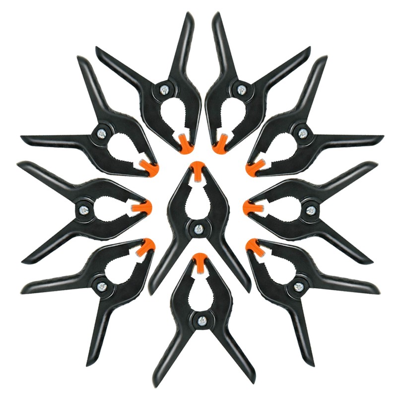 FUDESY 4.5 inch Spring Clamps, Heavy Duty Backdrop Clips for