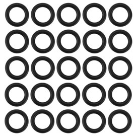 LT Easiyl 20 Stück 10,6 x 6,8 x 1,9 mm schwarzer Gummi-O-Ring, kompatibel mit Honda Kraftstofftank 6,8 x 1,9 mm, entspricht 91301-ZM0-V31 91306-PJ4-000