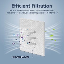 C545 HEPA Replacement Filter S Compatible with Winix C545 Air Purifier, C545 Replacement Filter S H13 HEPA for Winix C545, Part 1712-0096-00, 4 Pack