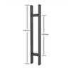TOGU TG-6018 60 inches Solid Standoffs Heavy-Duty Commercial Grade-304 Stainless