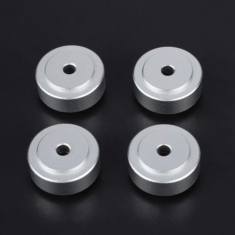 Speaker Isolation Feet Pad Stand, ASHATA Aluminum Alloy Cone Pad