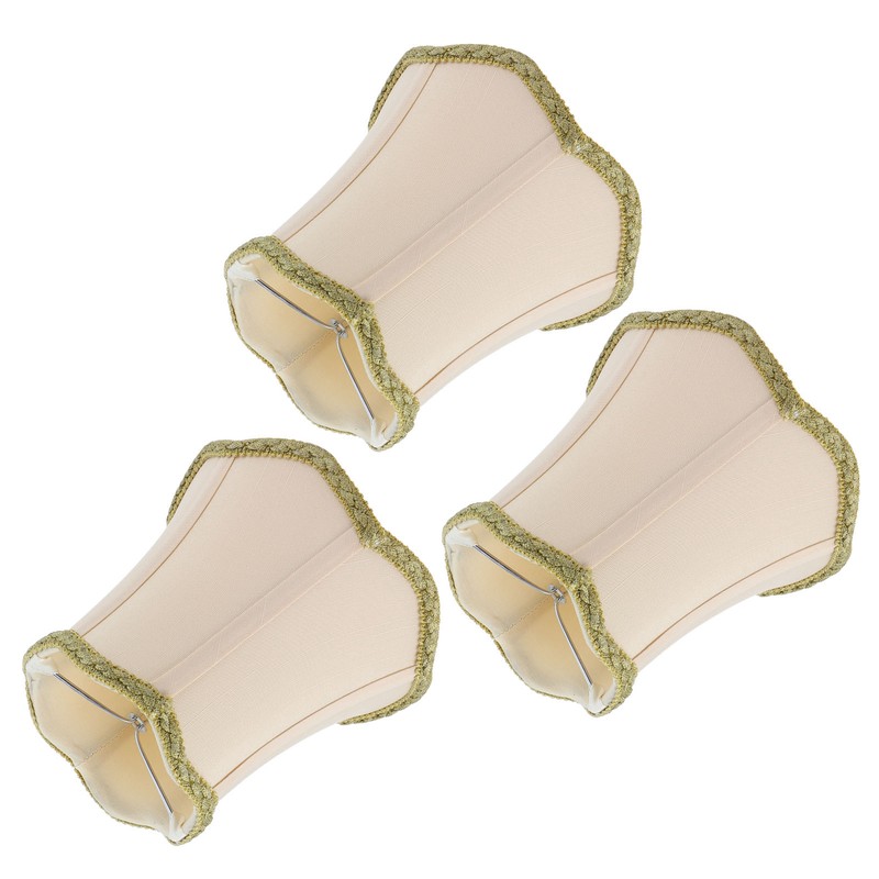 3Pcs Modern Lampshade European Style ClipOn E14 Chandelier Lamp Shade