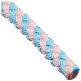 SASAKI LIBULI Rhythmic Gymnastics Junior Spiral Rope, MJ243, Light Blue x Light Pink