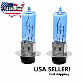 SparkHID 2PC White Bulb H6M 35/35W 60 Watt Head Light Yamaha YFZ450R 2009–2014 KFX YFM660