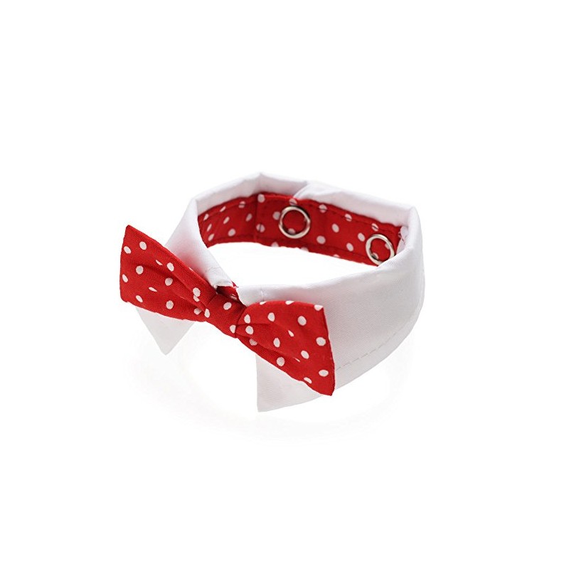 【Life with Dog】Party Color 《Bow Tie Wedding Accessories》 (XS, Dot
