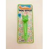Unbranded Green Cat Themed Ball Point Pen - Black Ink