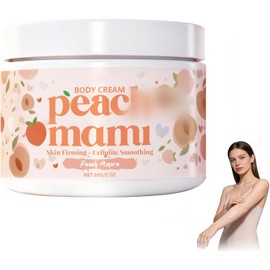 Peach Firming Body Cream 59ml, Crema Corporal Reafirmante, Hidrata Y Reafirma La Piel, Fórmula Ligera Y De Fácil Absorción, Adecuada Para Piernas, Glúteos Y Brazos, Dejando La Piel Suave Y Tersa(1pcs)