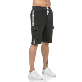 Redbridge Cargo Shorts Sweatpants Knee-Length Premium Quality, gray