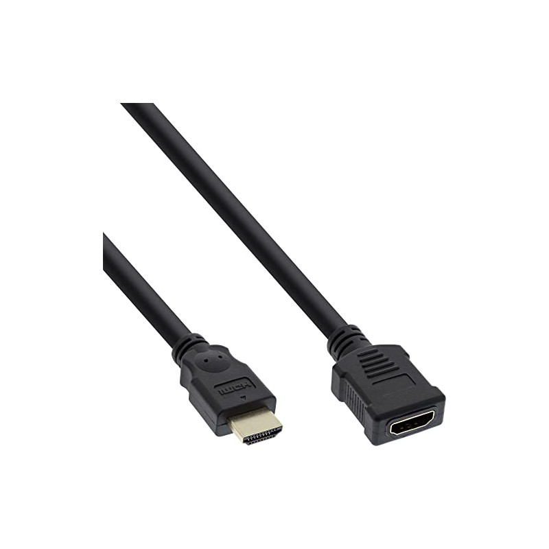 InLine® 17631G Extension High Speed Male to HDMI Female Gold-Plated
