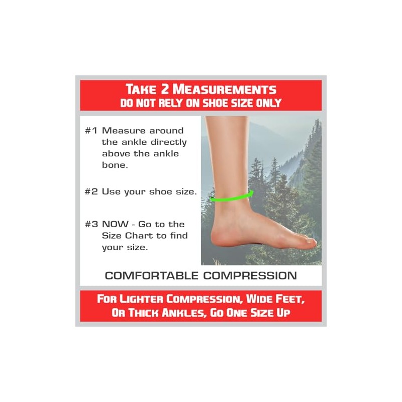 TechWare Pro - Calcetines de compresión de tobillo para fascitis