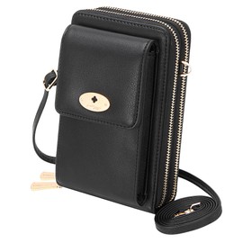 KUKOO Small Crossbody Bag Cell Phone Purse Wallet with Credit Card Slots for Women