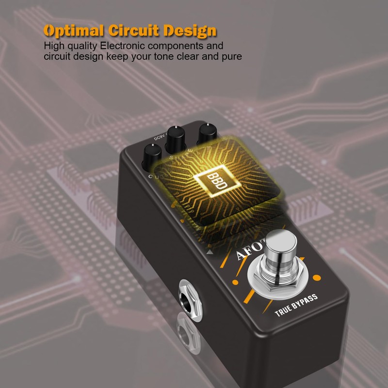 AFOT Digital Automatic Wah Sound Effect Pedal, Mini Auto Wah