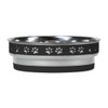 Loving Pets Corsa Pet Bowl for Dogs, Small, Stealth Black