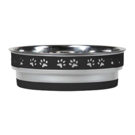 Loving Pets Corsa Pet Bowl for Dogs, Small, Stealth Black