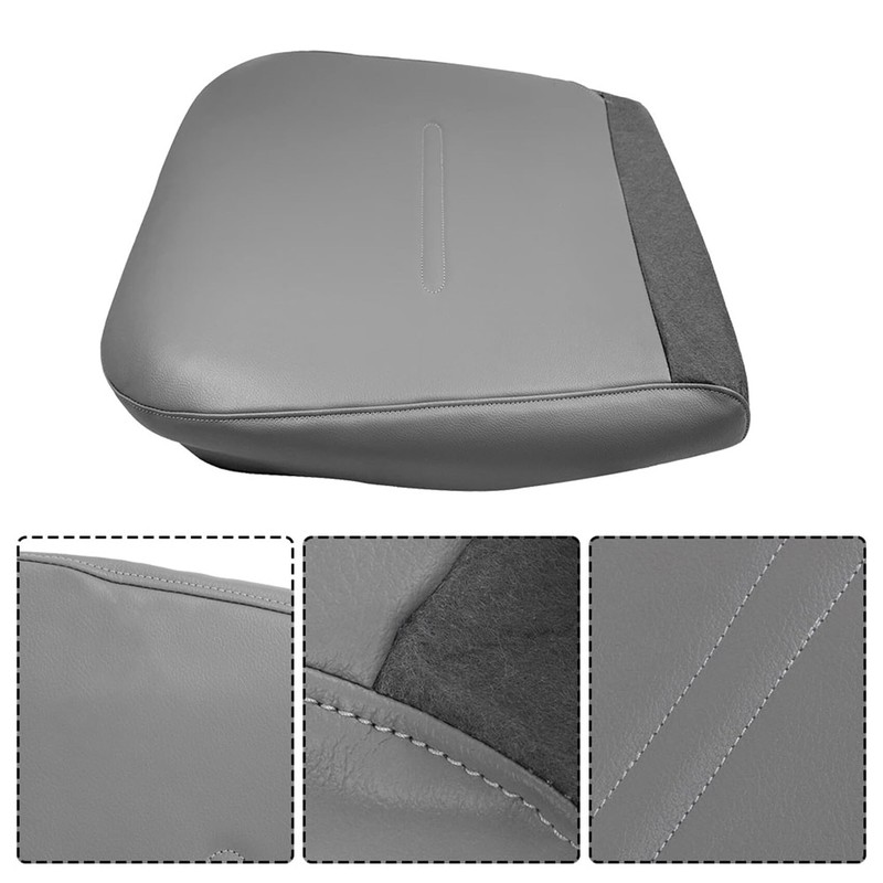 labwork Front Driver Side Bottom Gray Artificial Leather Seat Cover
