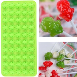 AIBOYA Frog Shape Silicone candy Molds Passover Frog Mold For Candy Chocolate
