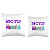 mctd Awareness for christmas Throw Pillow