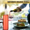 Tioncy 10 Sets 15oz Plastic Liquor Bottles with Pourers Sets