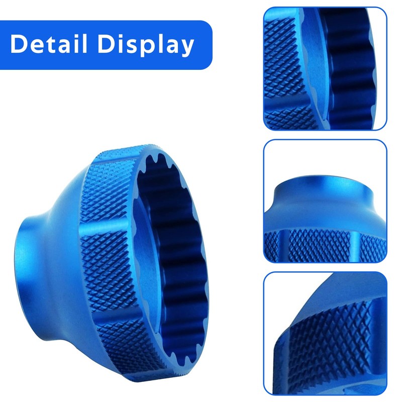 HAPPOW Bottom Bracket Tool–16-Notch 44mm 3/8" Drive for Bicycle Tools