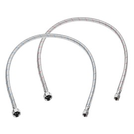 M METERXITY 2-Pack 31 Inch Faucet Hose Connector, 9/16" x G1/2 Female Thread Connector Braided Stainless Steel Water Supply Line for Bathroom/Kitchen, Faucet Supply Lines