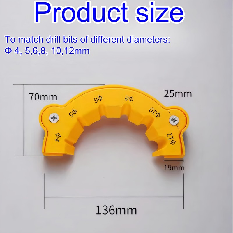 FeBohao Drill Bit Sharpener Accessories Angle Grinder Drill Bit Set