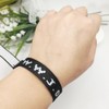 FORUBUS WWJD Bracelets, Inspirational Christian Wristbands for Men and Women,