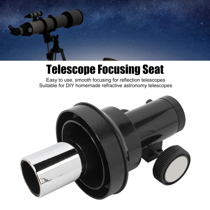 90mm Telescope Focusing Seat Reflective Telescope Toothed Manual Focus Holder