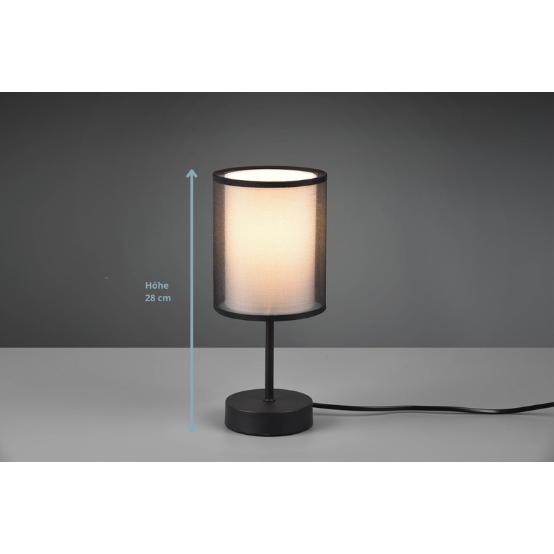 lightling Barto Table Lamp, Diameter 28 cm, Height: 12 cm,