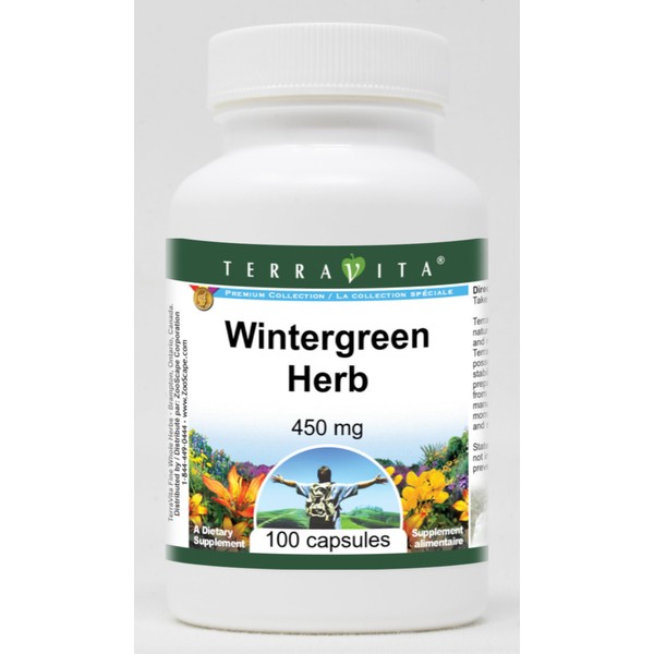 Wintergreen Herb - 450 mg (100 Capsules, ZIN: 513988)