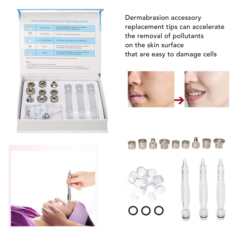 Beauty Machine Replacement Tips Professional Dermabrasion Accessory Replacement Tips for