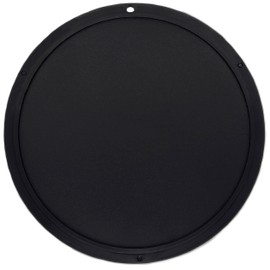 Motorcycle Kickstand Pad. Universal Fit. (Large) (Black)