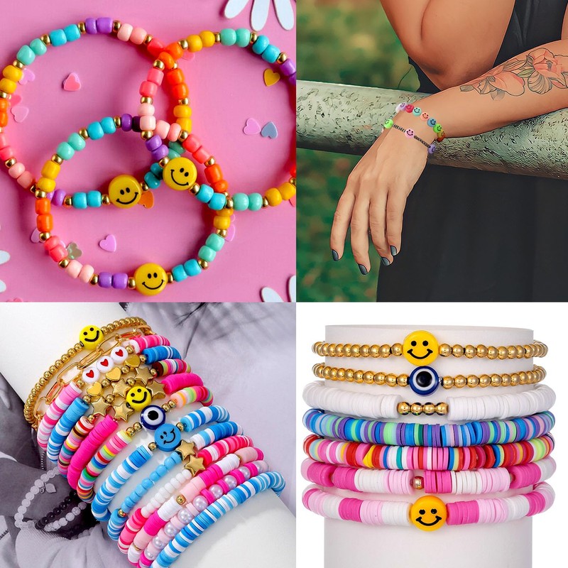 ZesNice Colourful Beads for Threading.