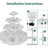 AISITIN Eco-Friendly Solar Bird Bath – 3-Tier Fountain with Detachable