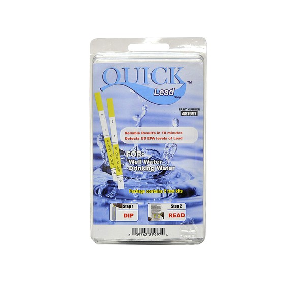 Industrial Test Systems WaterSafe 487997 Lead Water Test Strip, 10